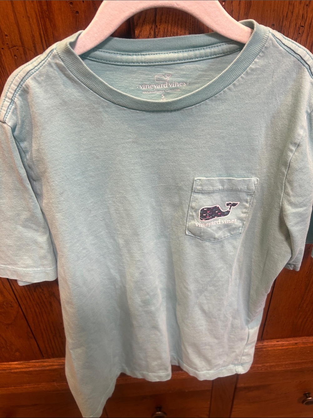 Vineyard Vines Light Seafoam Graphic Whale Tee
